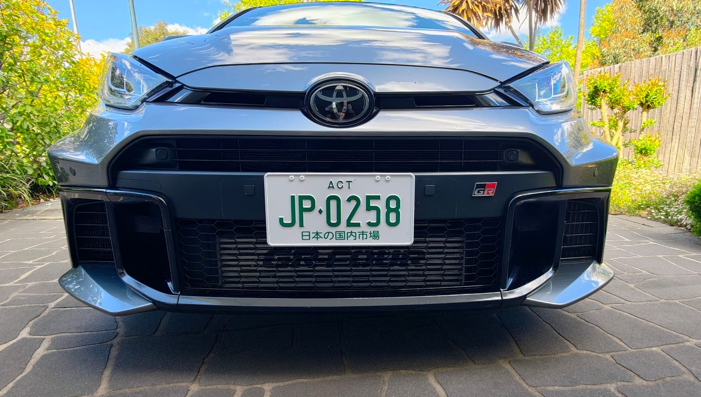 Customer photo review of Toyota GR Yaris FL 2024 - OEM Plinth Delete Kit (FRONT)