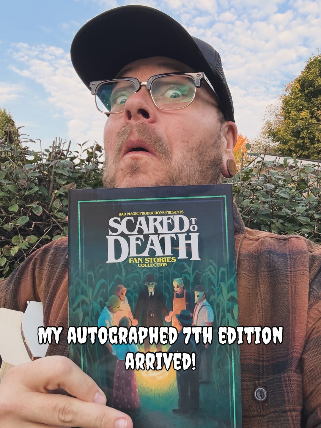 Customer photo review of Scared To Death Book Vol 7 SIGNED COPY!