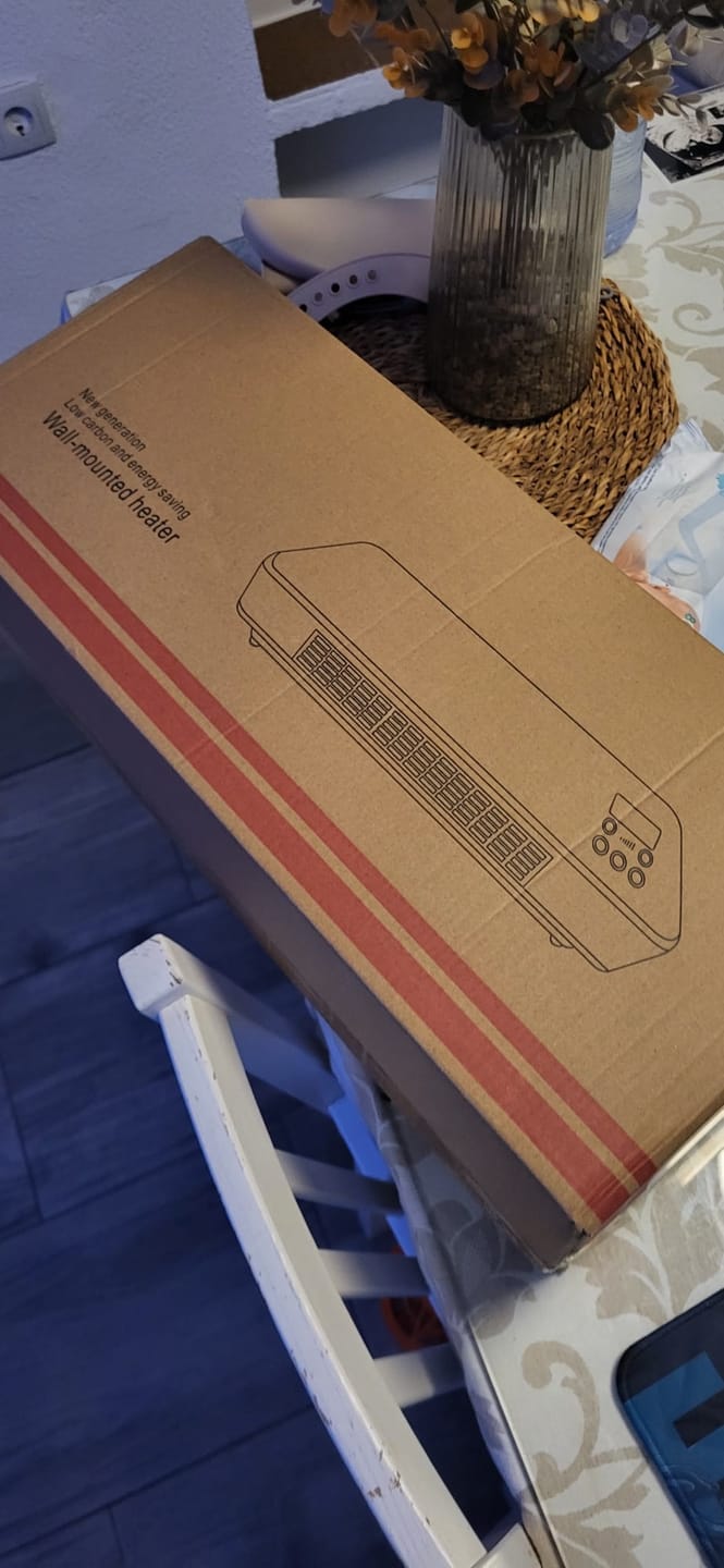 Customer photo review of Climatizador de Pared 2 en 1 - 1800W