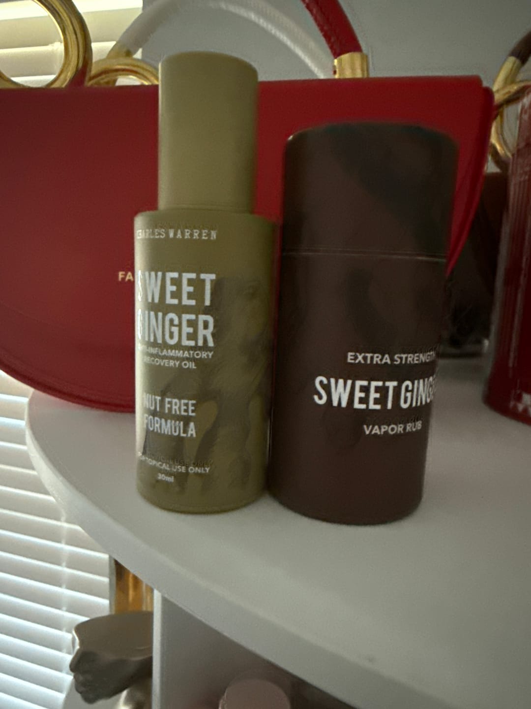 Customer photo review of Extra Strength Sweet Ginger Vapor Rub Stick