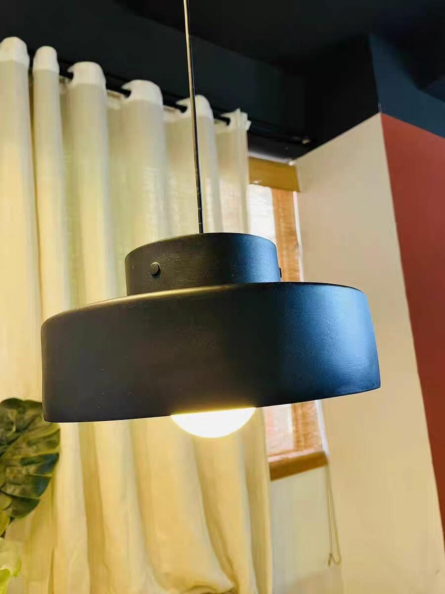 Customer photo review of Modern Resin Pendant Light, Compact 30 cm, Adjustable Height