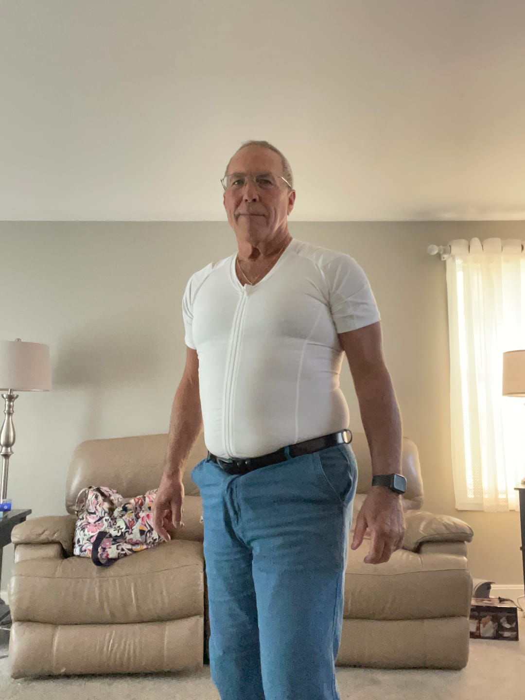 Customer photo review of Posture Shirt For Men - Zipper