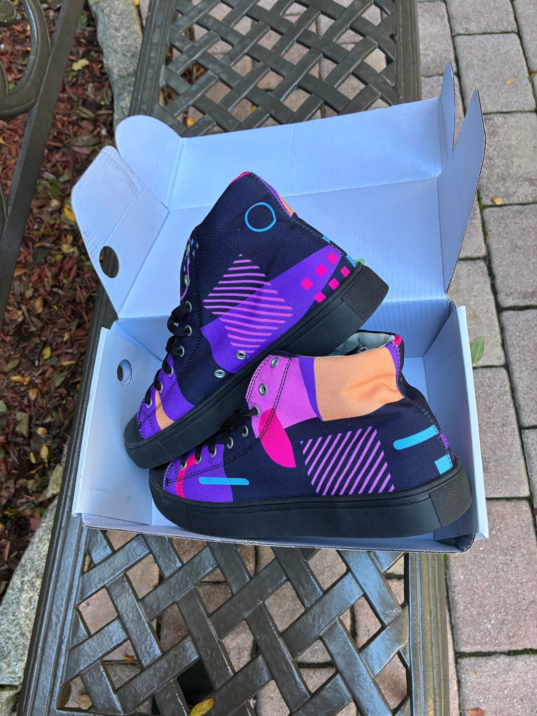 Customer photo review of Women's Punk Purple
