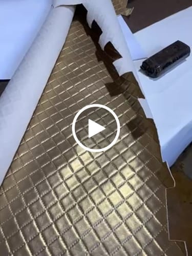 Customer photo review of Charelle Deluxe Metalizado Fundo Malha