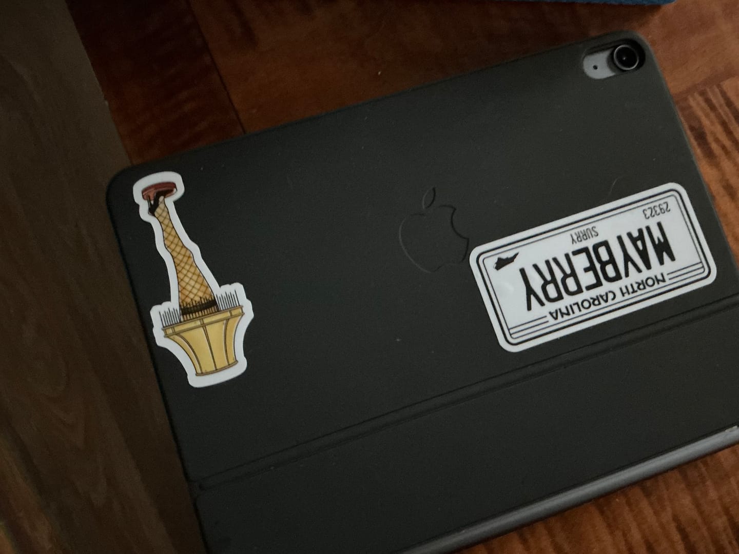 Customer photo review of Mayberry, North Carolina License Plate Sticker