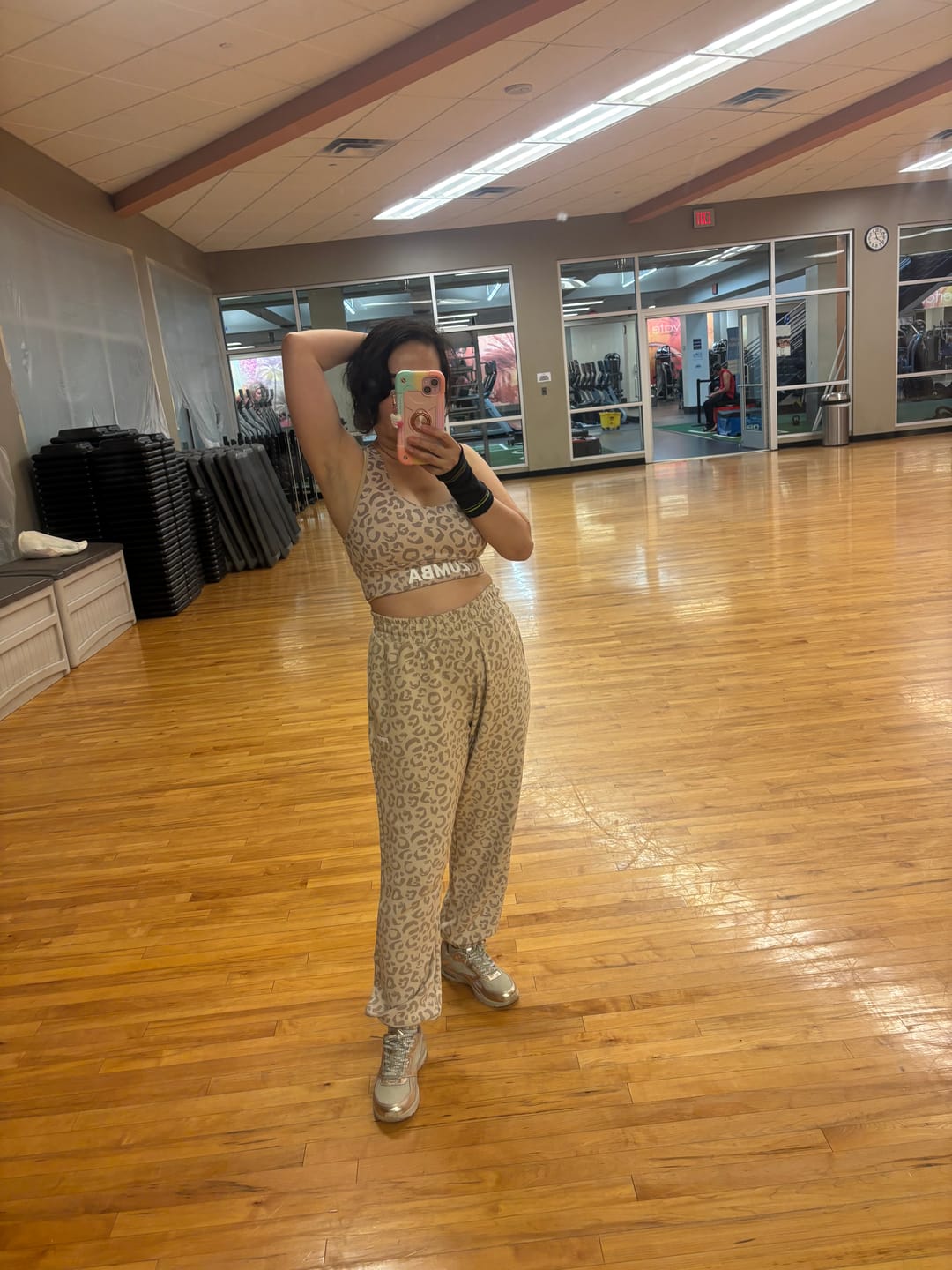 Customer photo review of Zumba Modal Knit Slouch Cargo Pants