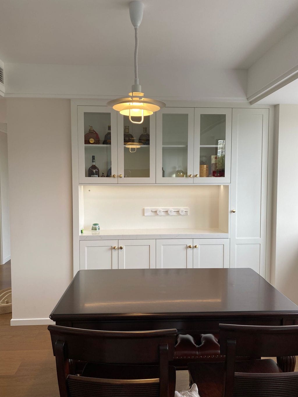 Customer photo review of Modern Pendant Light, Aluminium Concentric Screens, 50 cm