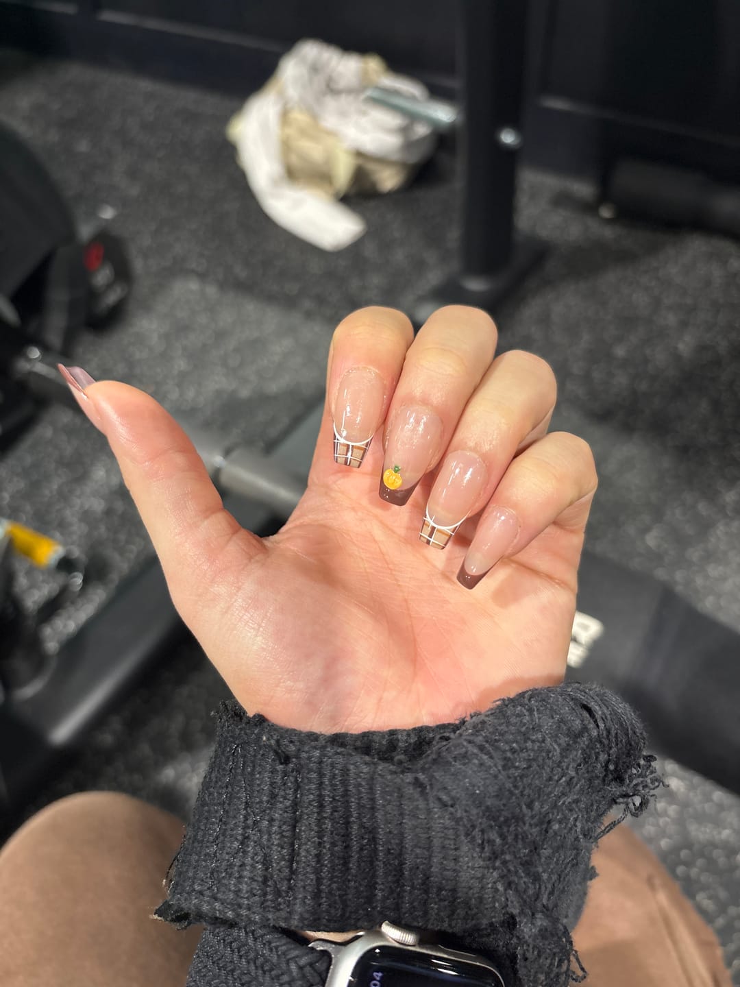 Customer photo review of Customize Your Own Press-On Nails