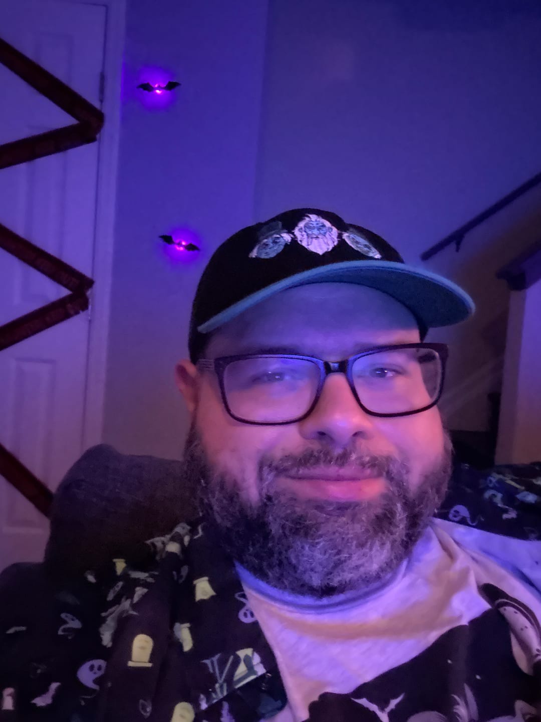 Customer photo review of Disney's Haunted Mansion "Hitching a Ride" – Dad Hat