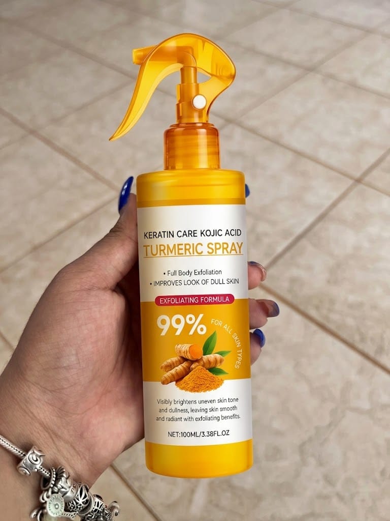 Customer photo review of Grabello Kojic Acid & Turmeric De-Tan Body Glow Spray Buy 1 Get 1 Free