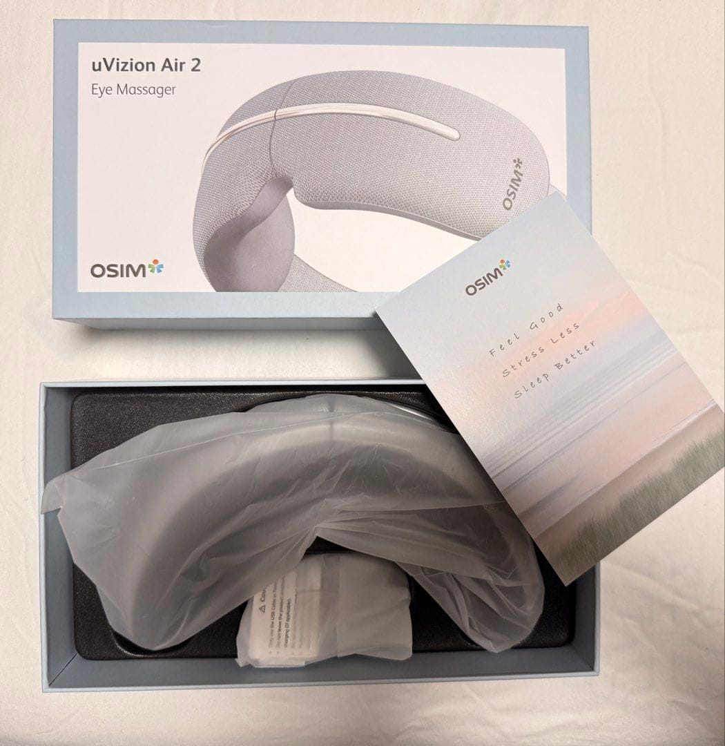 Customer photo review of OSIM uVizion Air 2 Eye Massager | Compact, Cordless and Rechargeable