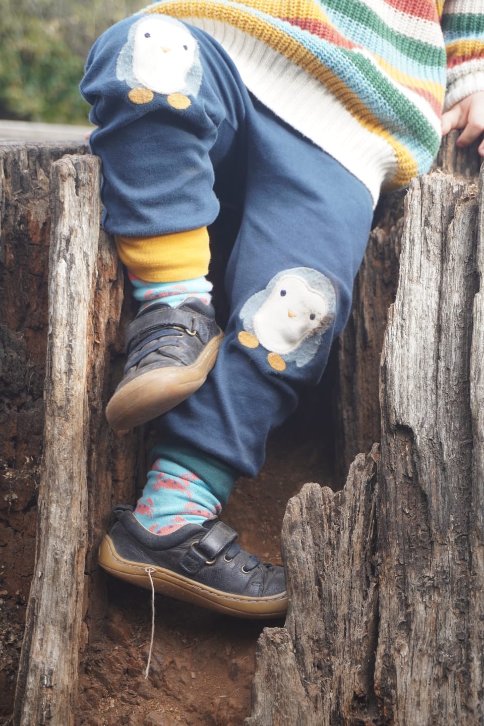 Customer photo review of Blue Penguin Knee Patch Joggers