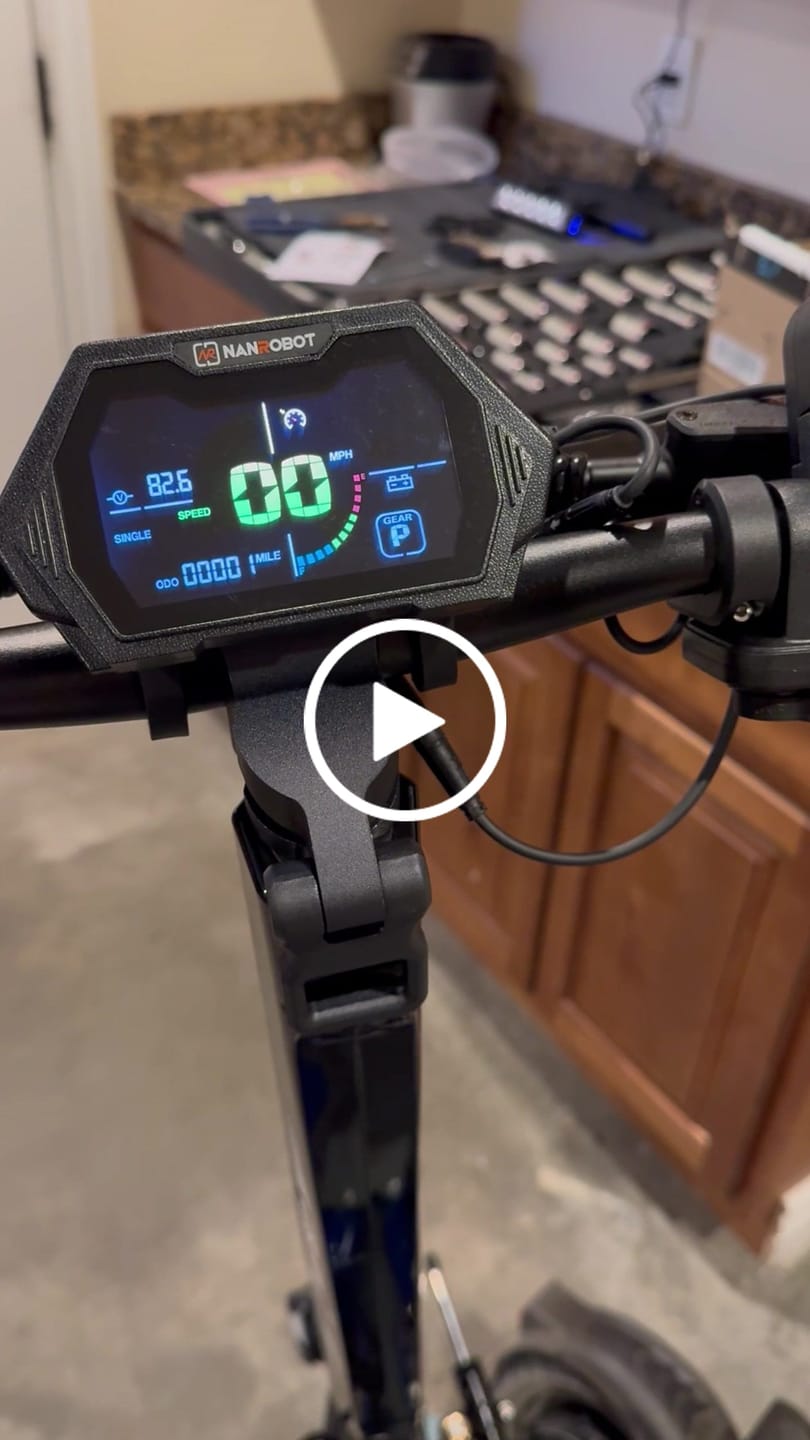 Customer video review of NANROBOT Thumb Throttle