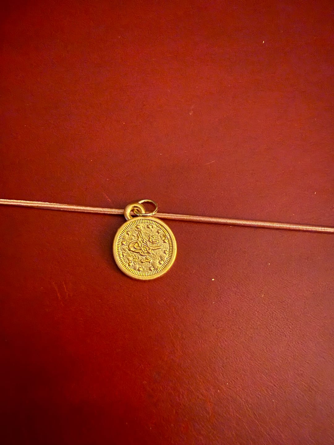Customer photo review of Turkish Lucky Mini Coin Charm