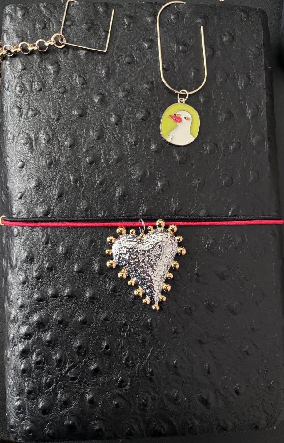 Customer photo review of Molten Edge Heart 2 tone Charm (SURPRISE)