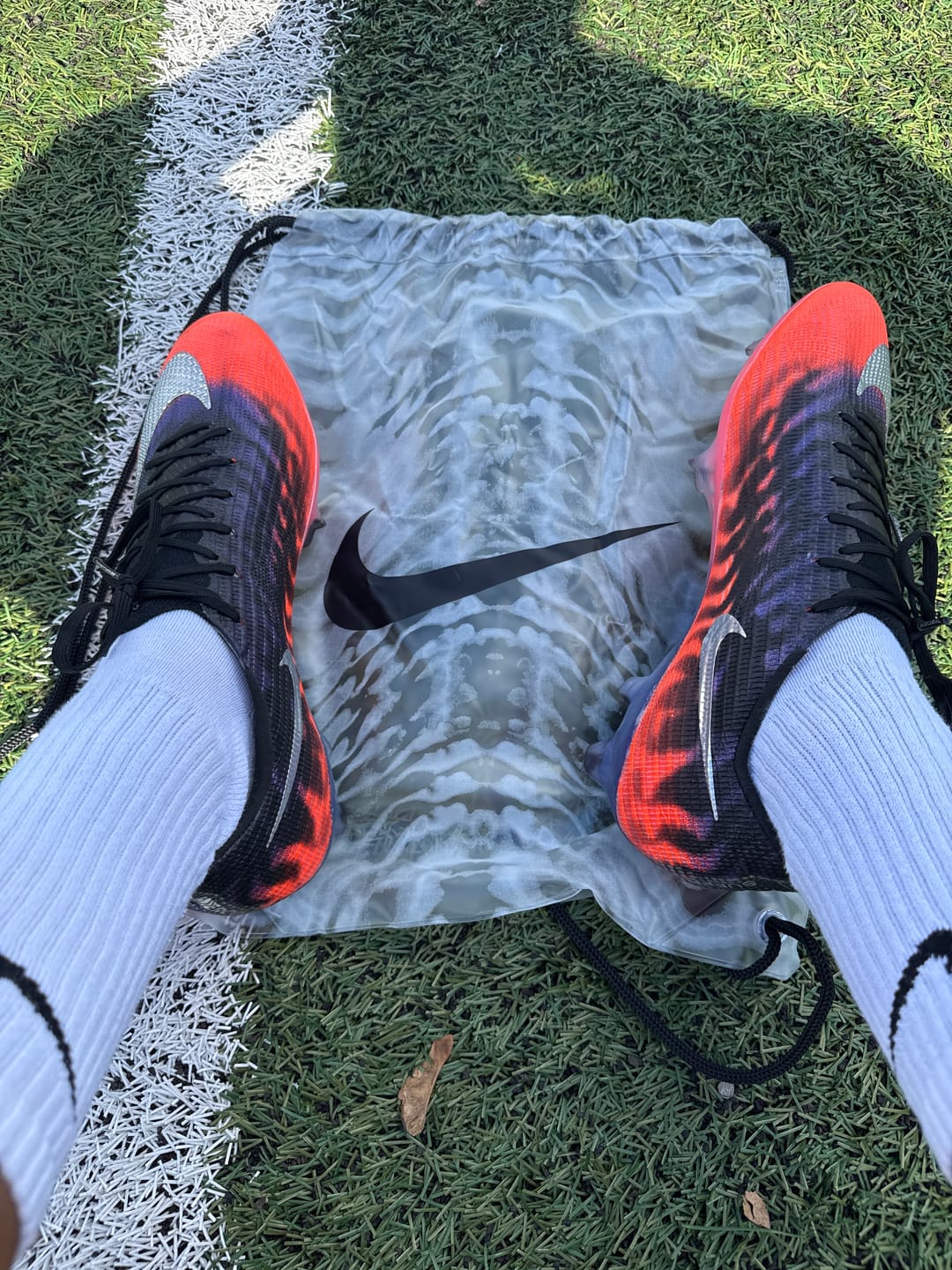 Customer photo review of Nike Mercurial Superfly 11 Elite FG Scorpion - Bleu/Rouge/Argenté