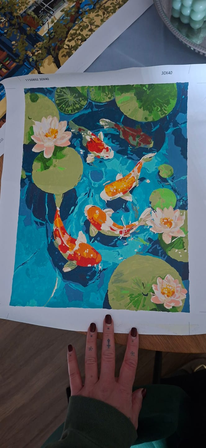 Customer photo review of Malen nach Zahlen - Überraschungsbild