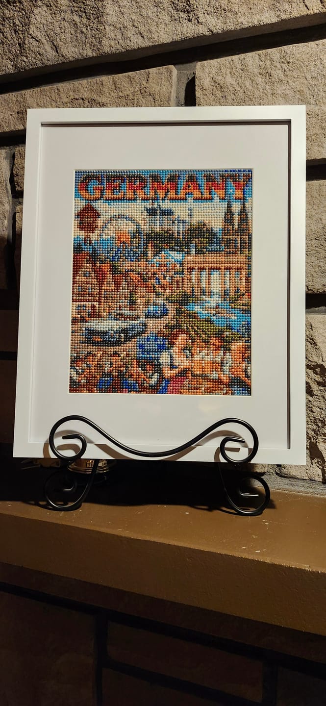 Customer photo review of Germany Iconic Journey (Diamond Painting)