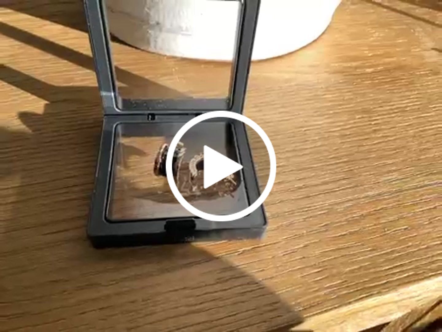 Customer video review of ZERO 1 DIAMOND PAVED MINI PINK GOLD EARRINGS