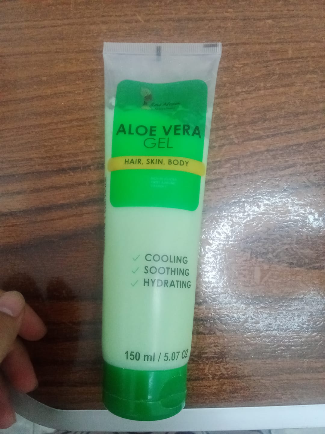 Customer photo review of Aloe Vera Gel