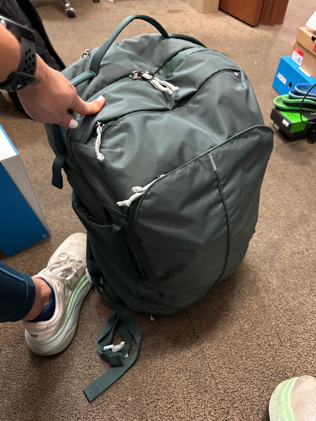 Customer photo review of 30L Carry-On Travel Pack