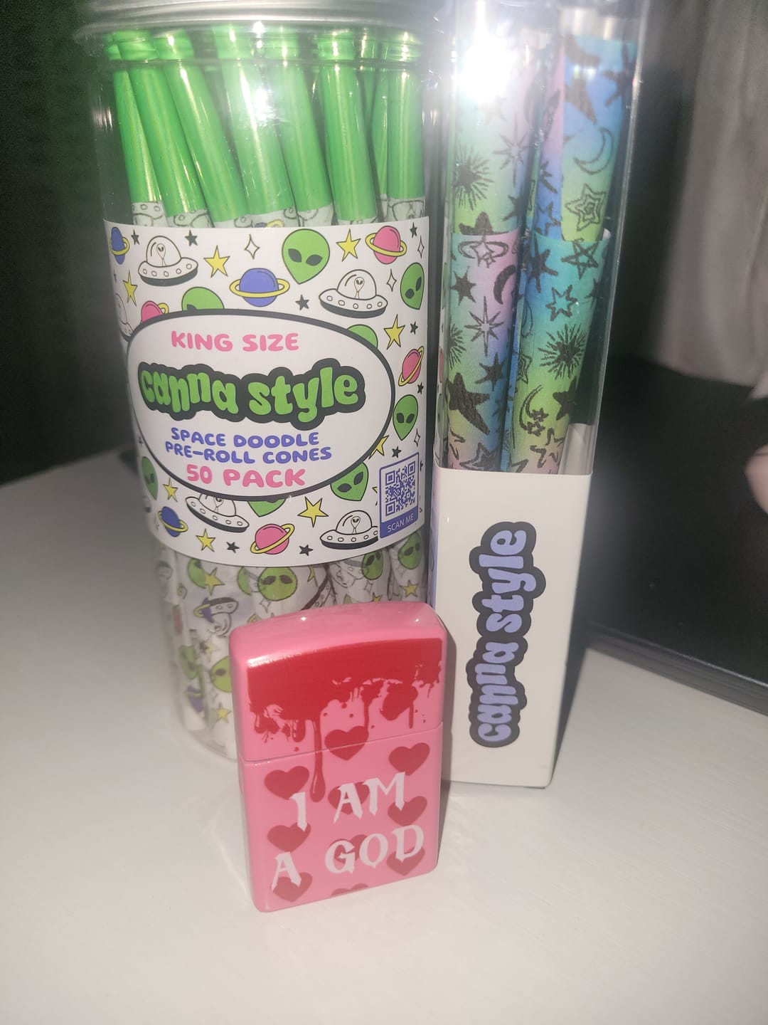 Customer photo review of SPACE DOODLE CONES (50-pack)