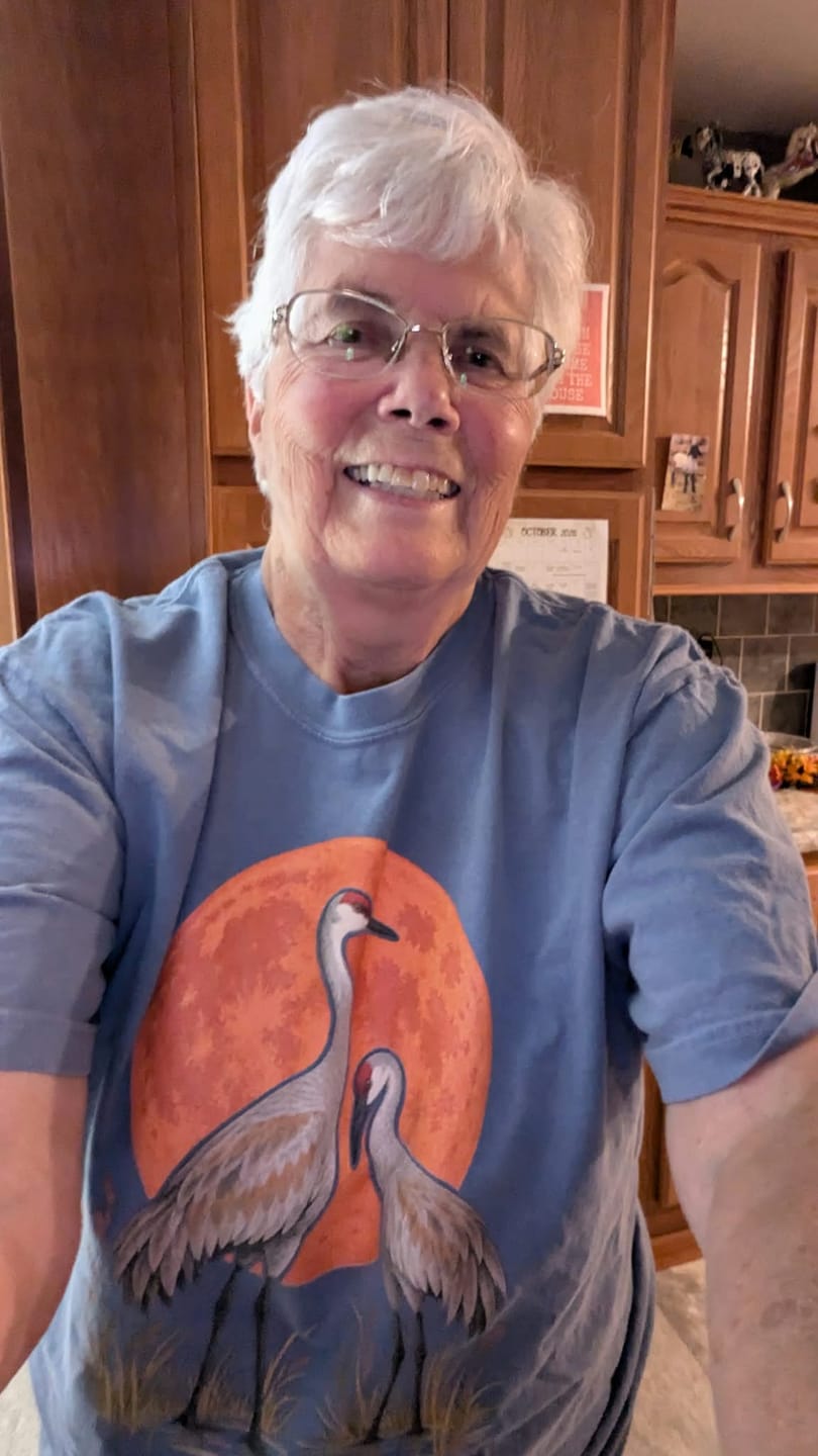 Customer photo review of Sandhill Moon T-Shirt