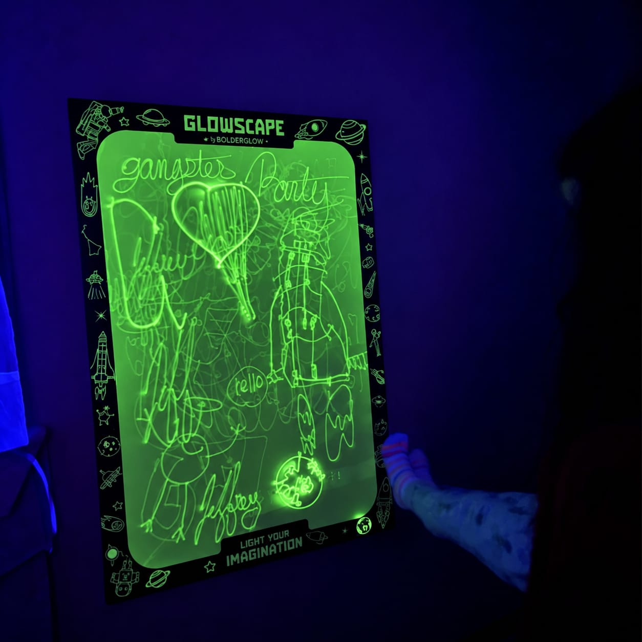 Customer photo review of GlowScape™ Drawing Kit