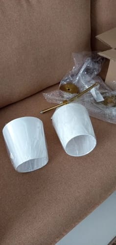 Customer photo review of Applique Murale Sans Fil Rechargeable à Abat-Jour Tissu, Sans Percer ni Branchement Électrique, avec Télécommande et Intensité Réglable | Marquise