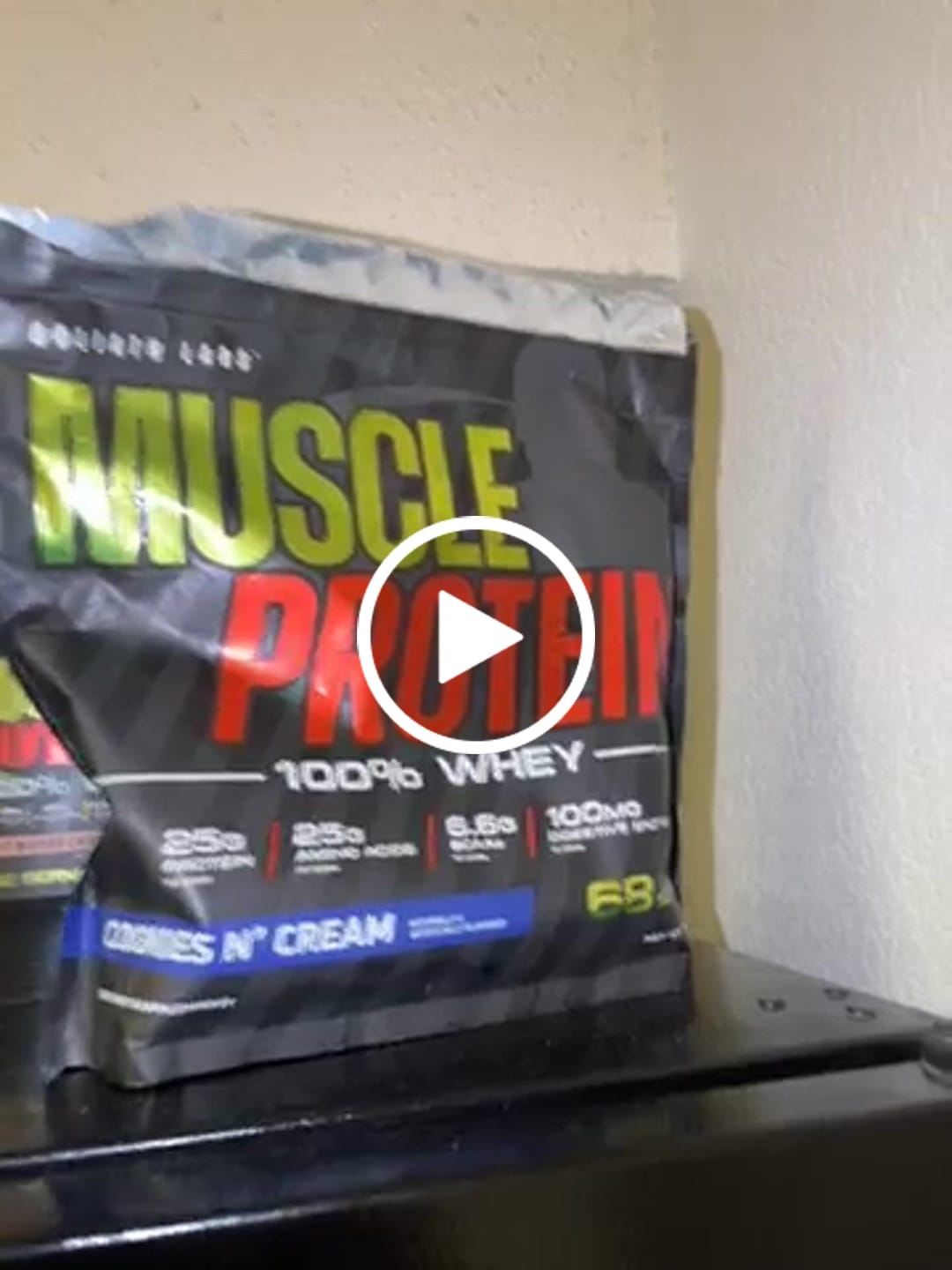 Customer video review of Whey Protein Powder Bucket