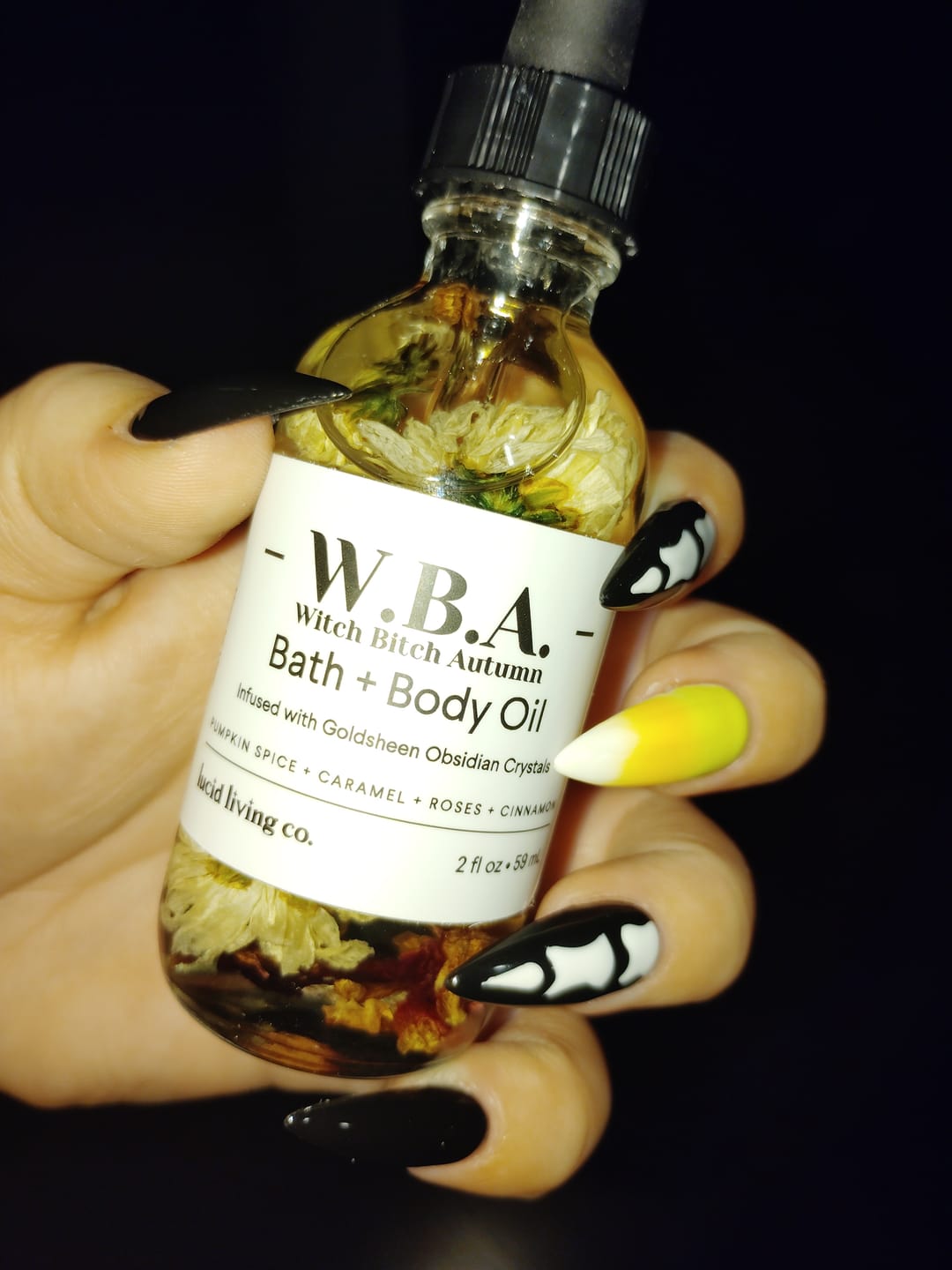 Customer photo review of W.B.A. Witch Bitch Autumn Bath & Body Oil