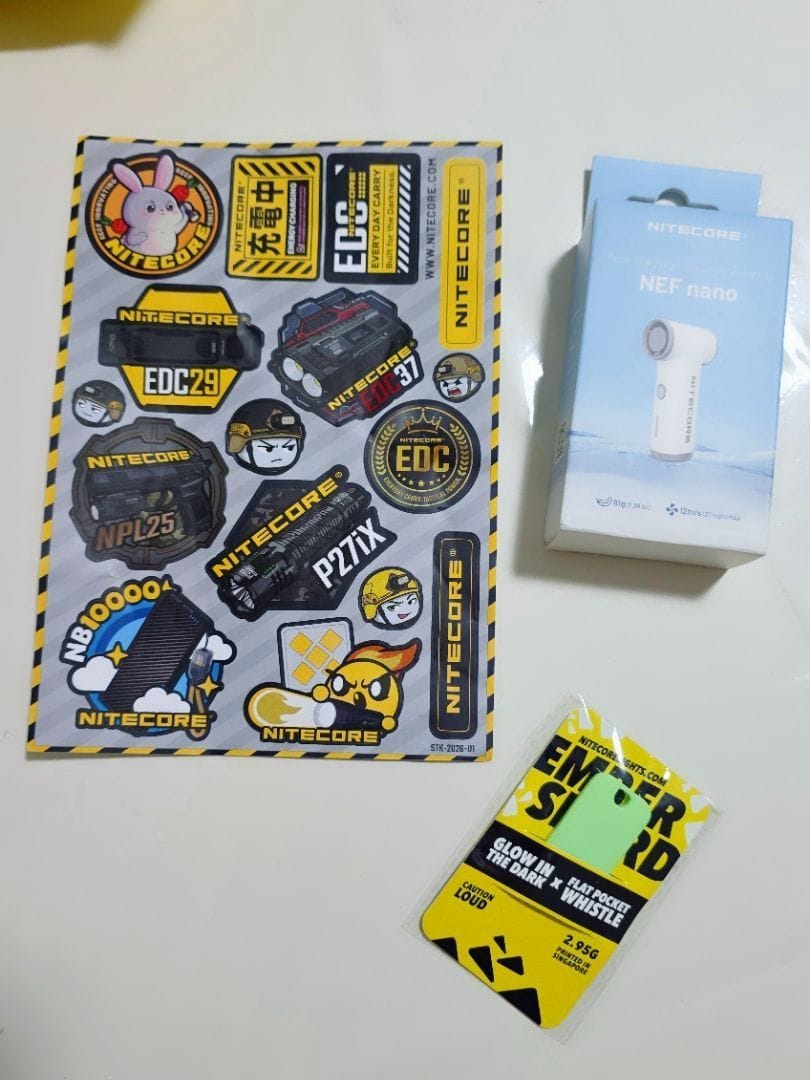 Customer photo review of NEF Nano - Palm-Sized High-Speed Handheld Fan