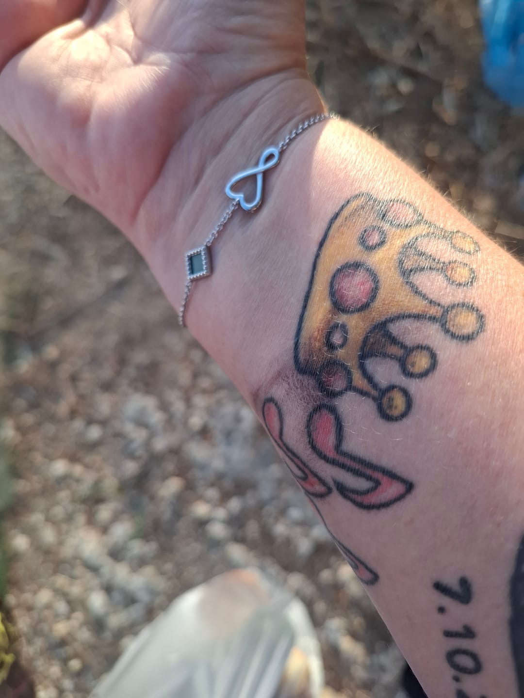 Customer photo review of Eternal Love Bracelet