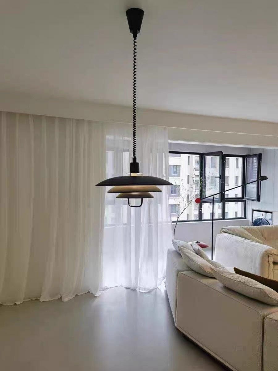 Customer photo review of Modern Pendant Light, Aluminium Concentric Screens, 50 cm