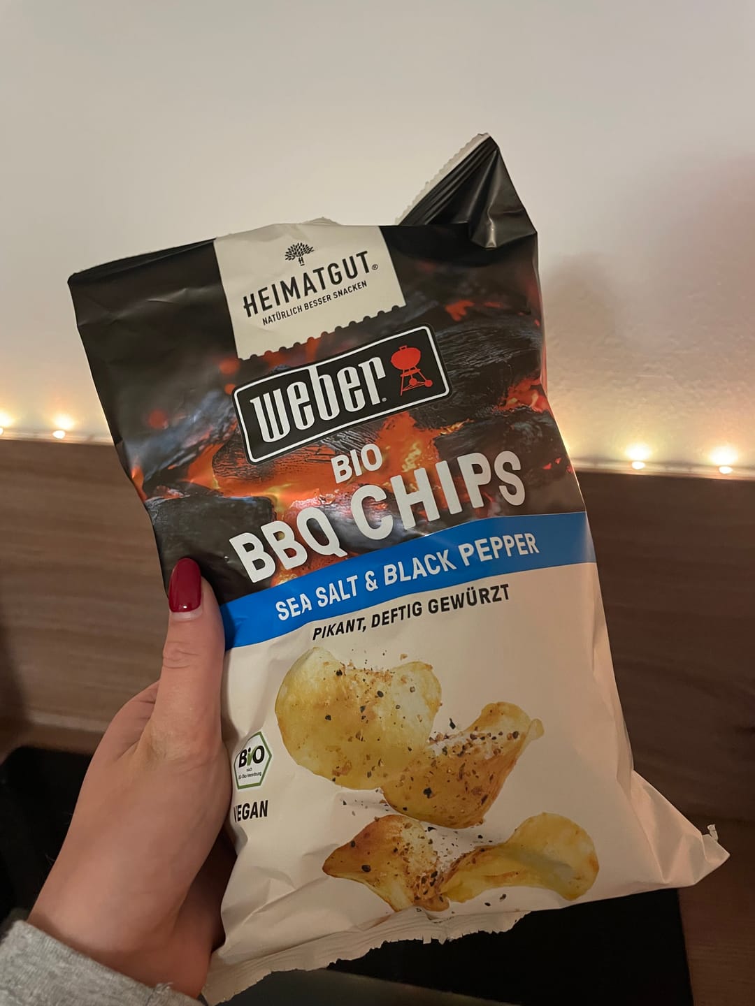 Customer photo review of WEBER BIO Kartoffel Chips Salt & Pepper