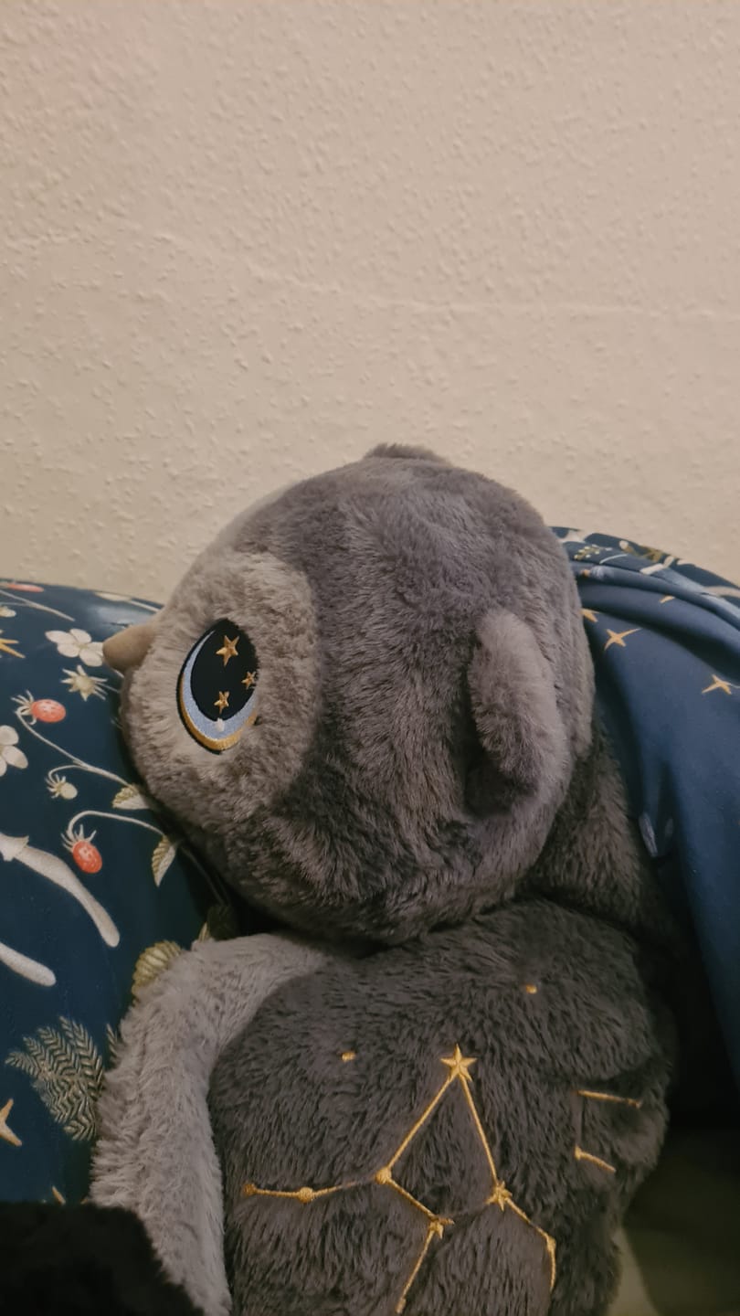 Customer photo review of MeWaii® Owl Weighted Stuffed Animal
