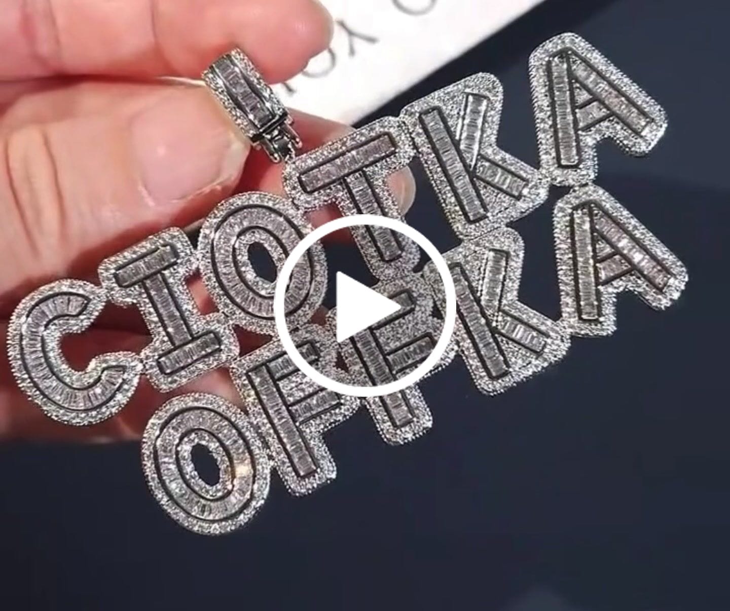 Customer video review of SASSY CUSTOM NECKLACE