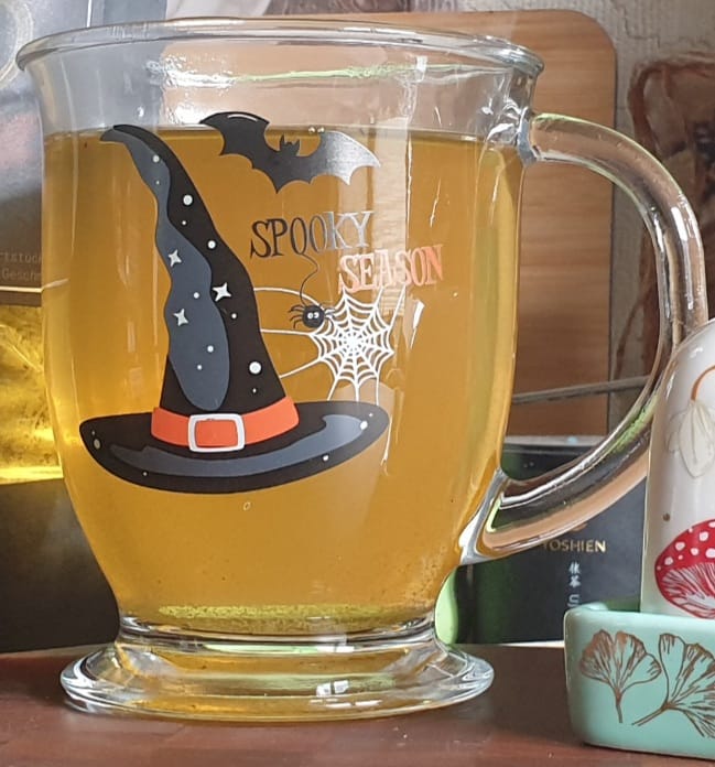 Customer photo review of Spooky Season Hexenhut Tasse aus Glas