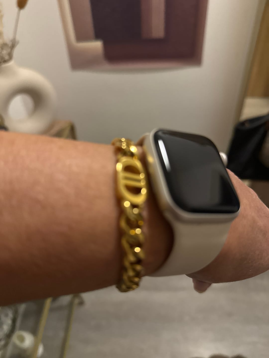 Customer photo review of Prestige Armband | 18K vergoldet
