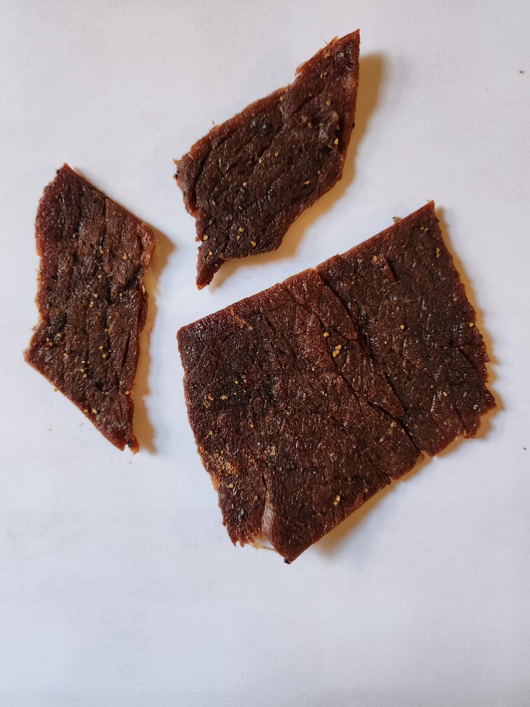 Customer photo review of Teriyaki Bison Jerky