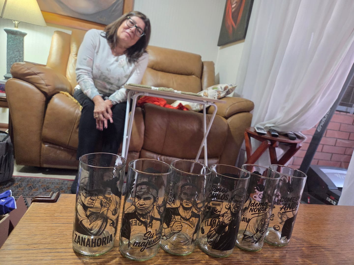 Customer photo review of GRAND SLAM - Juego de 6 Vasos