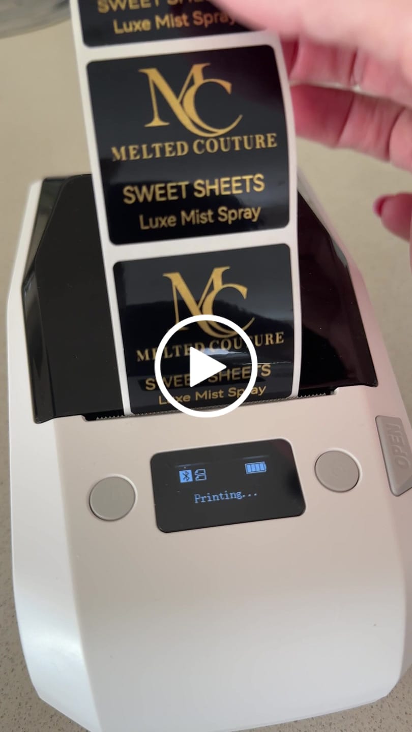 Customer video review of Thermal Transfer Label Printer Labels for M2, M3