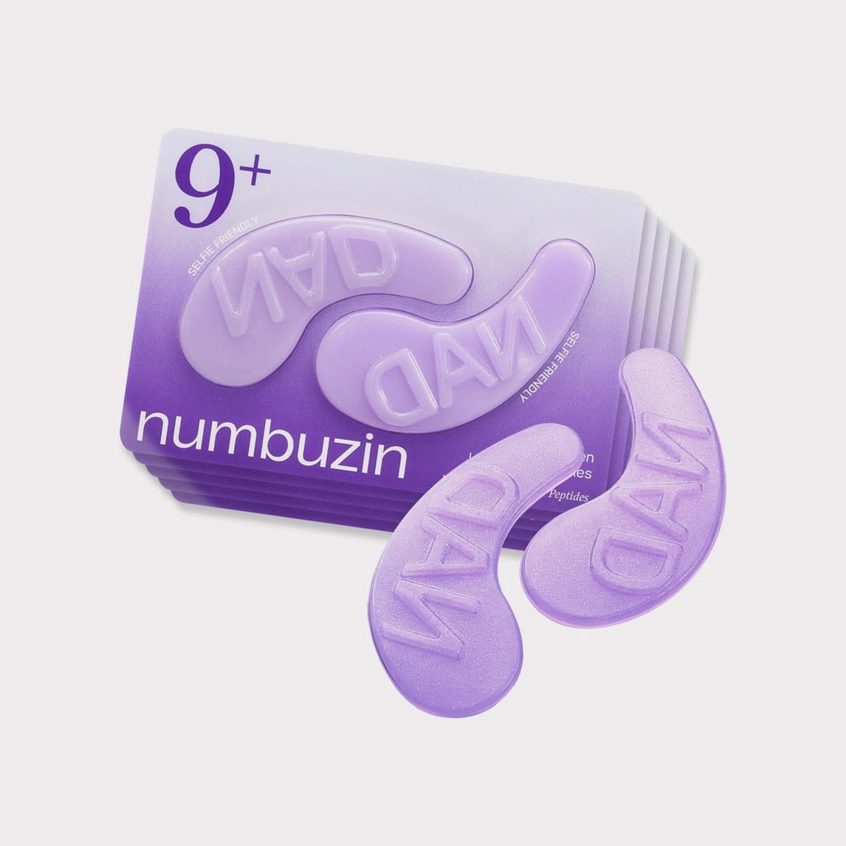 Customer photo review of Atjaunojošie kolagēna acu plāksteri Numbuzin No.9 NAD+ Collagen Under Eye Patches