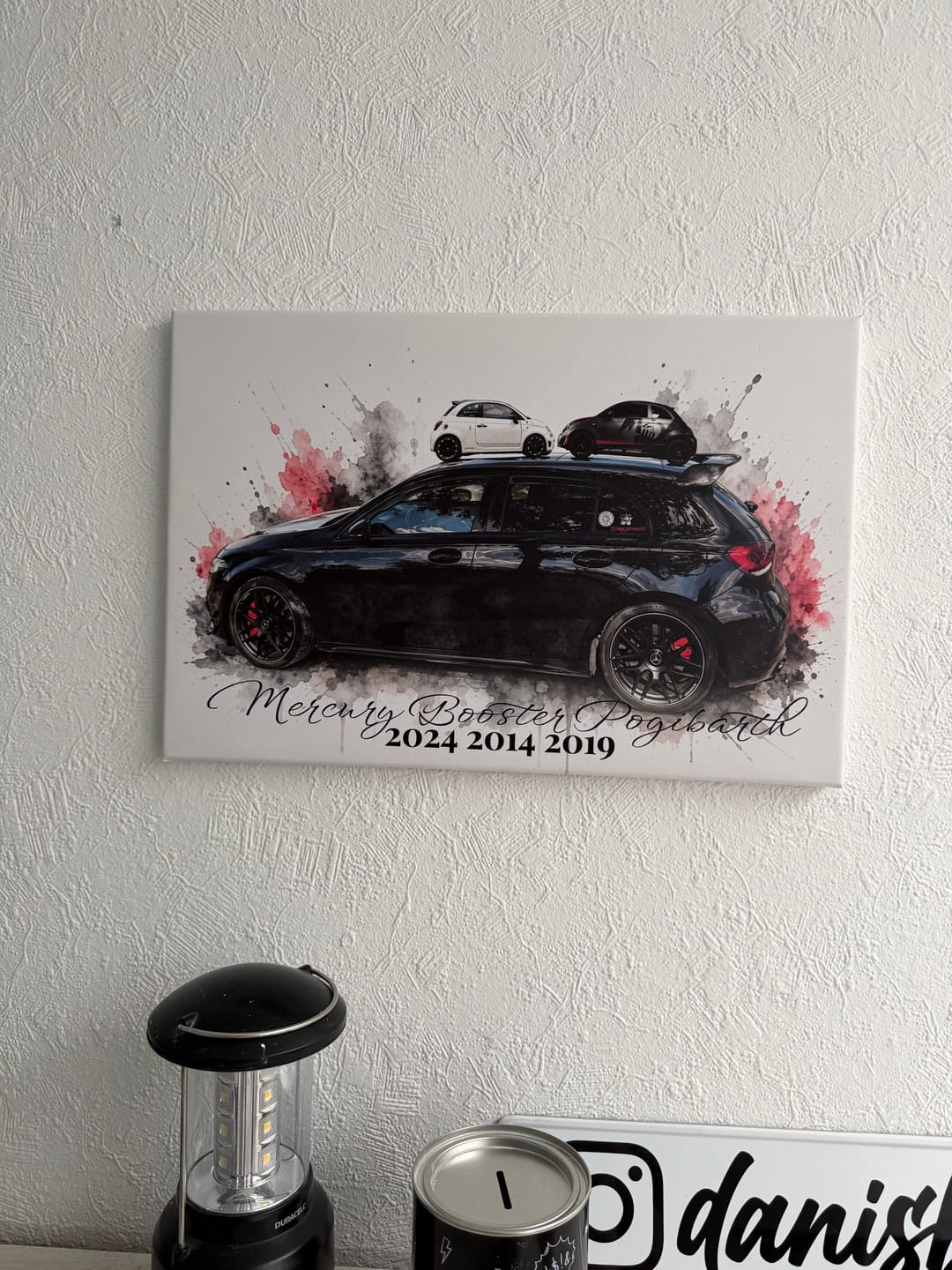 Customer photo review of Dein Fahrzeug als Kunstwerk – mit Live-Vorschau, als Poster oder Leinwand