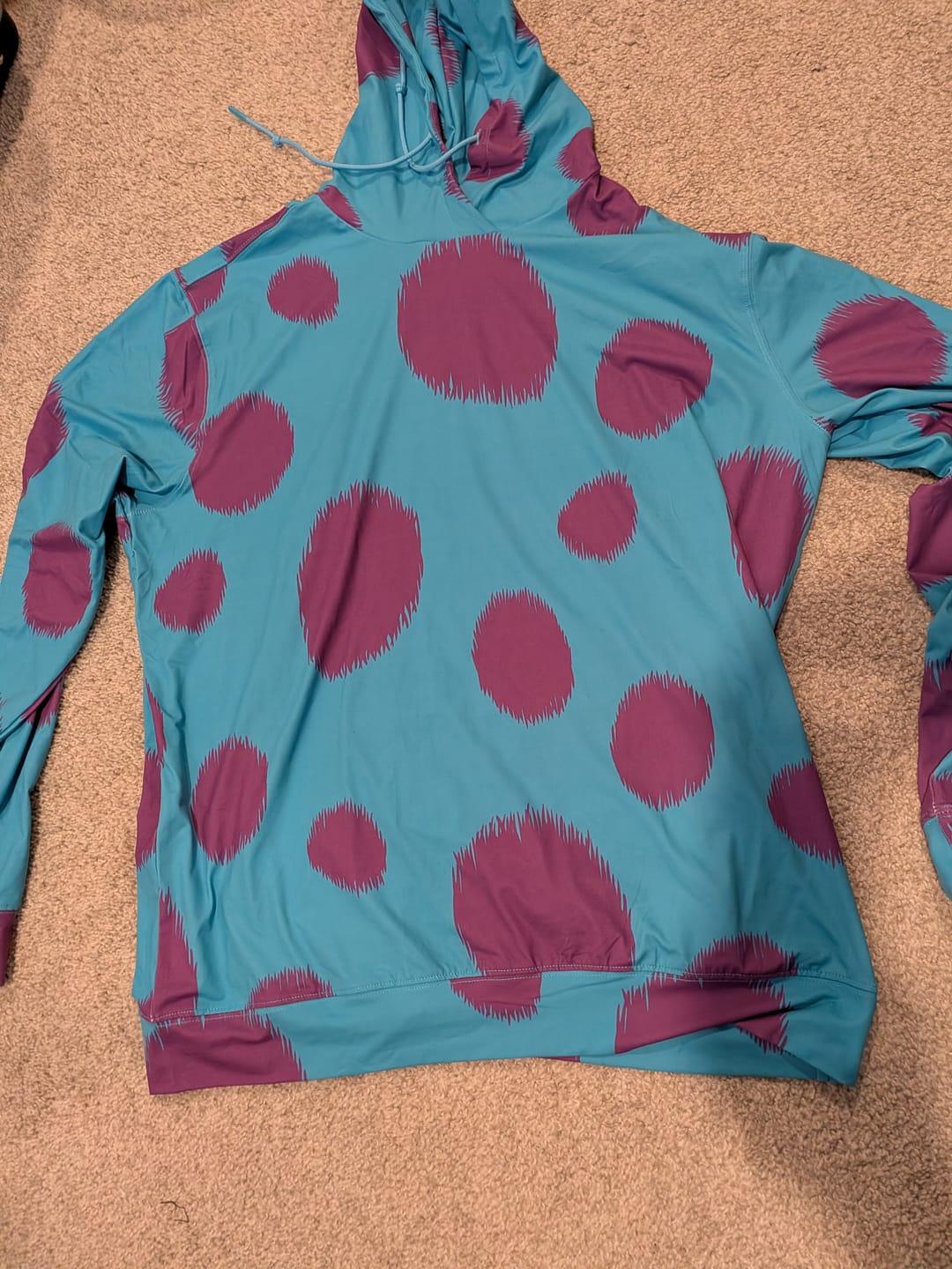 Customer photo review of Disney and Pixar Monsters, Inc. "Sulley" – Performance Hoodie