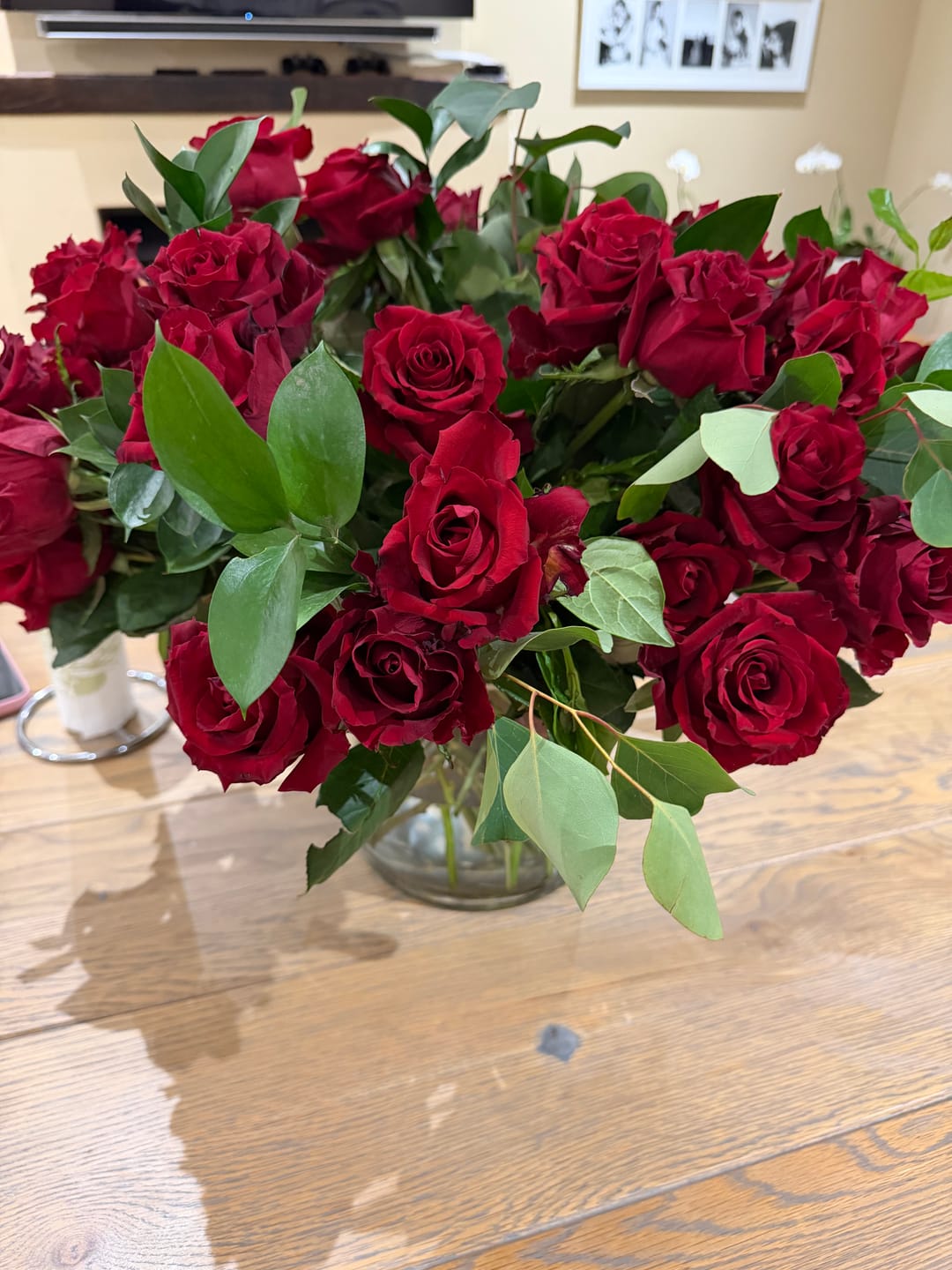 Customer photo review of 50 Red Rose Bouquet