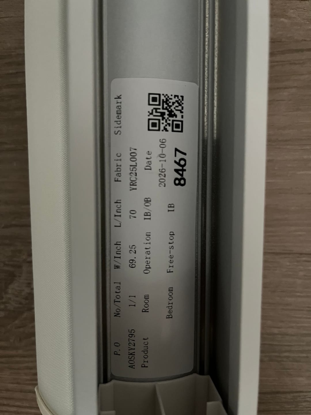Customer photo review of No Drill No Tools 100% Blackout Roller Shades