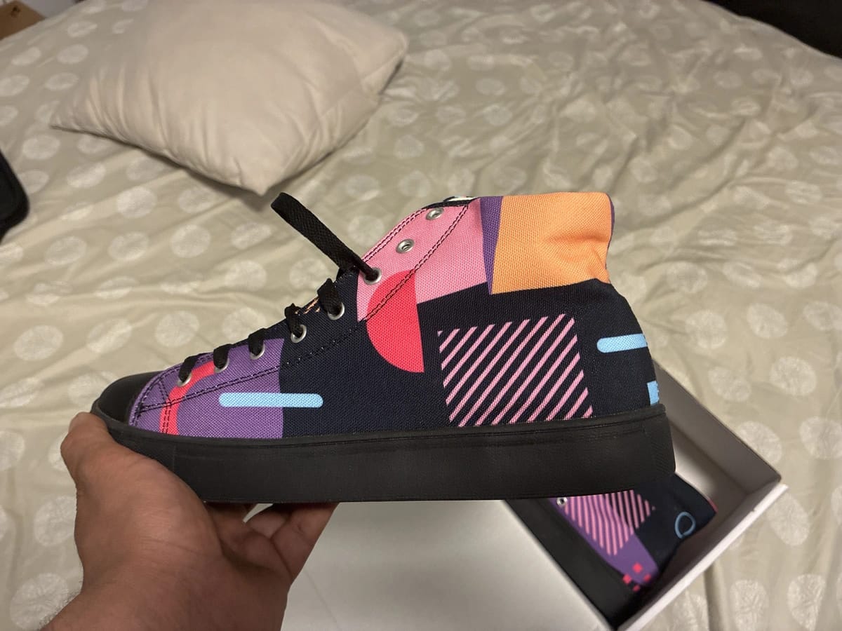 Customer photo review of Women's Punk Purple