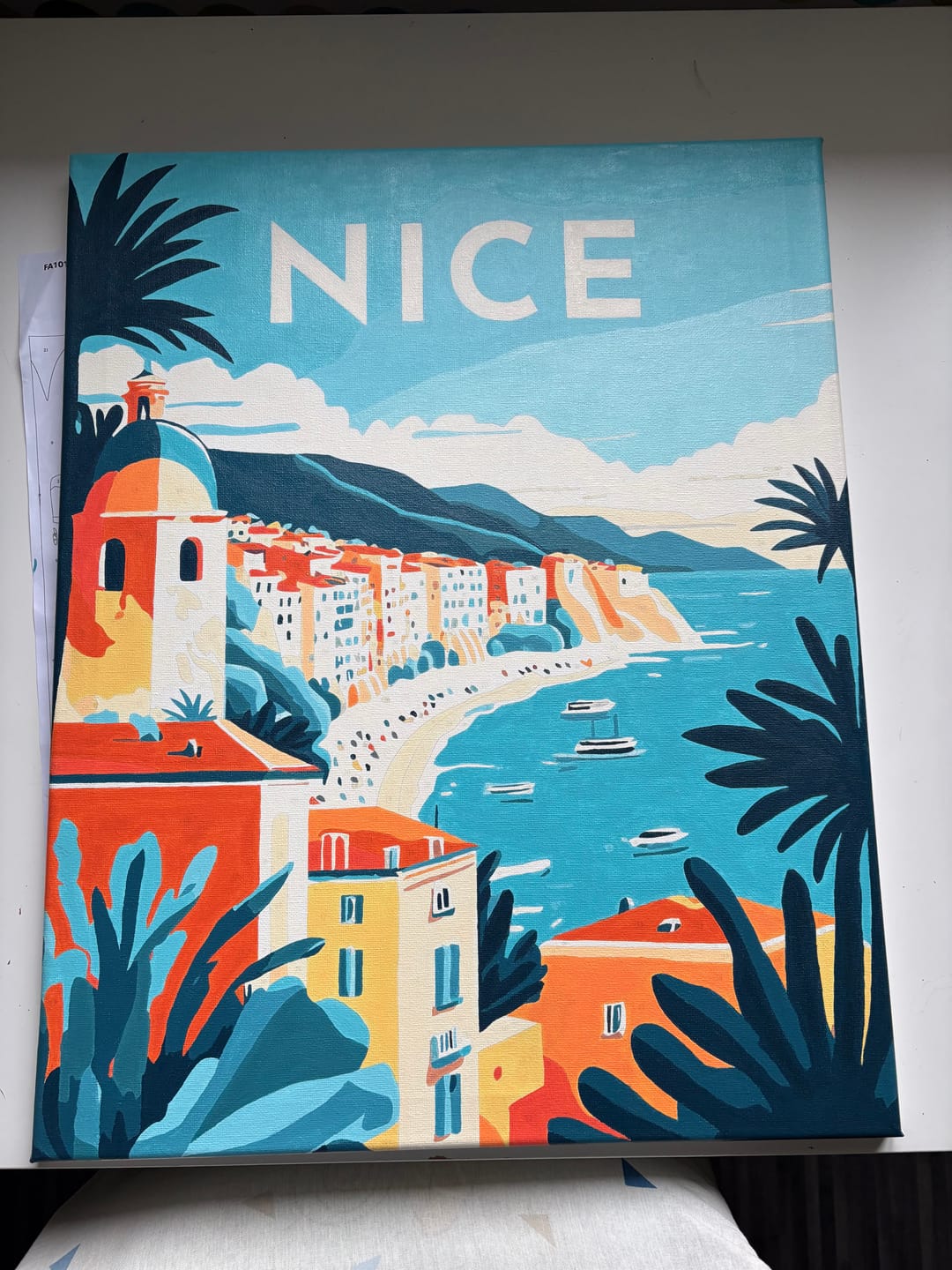 Customer photo review of Affiche Vintage Nice
