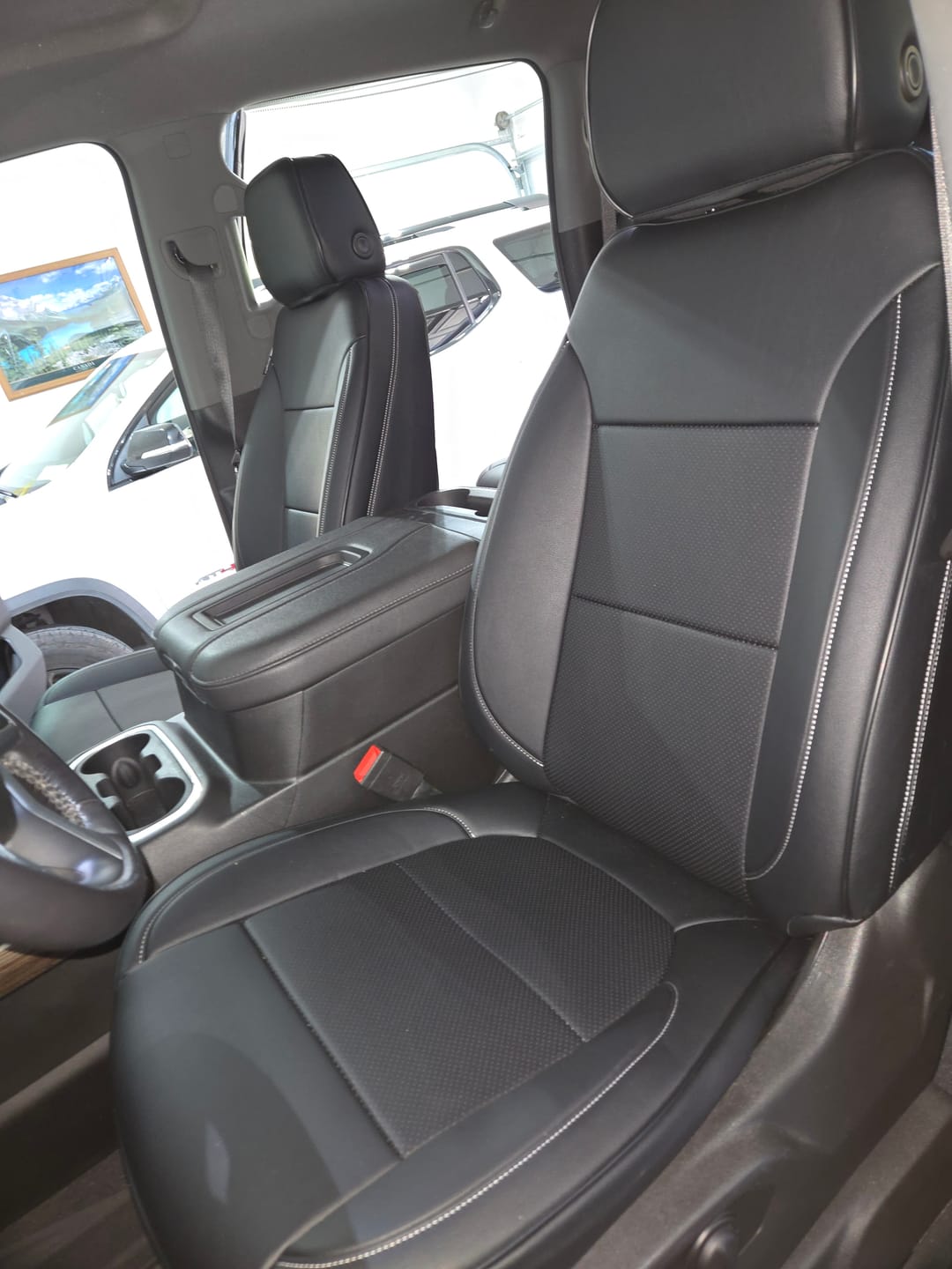 Customer photo review of 2019+ Chevrolet Silverado Premium Custom Leather Seat Covers